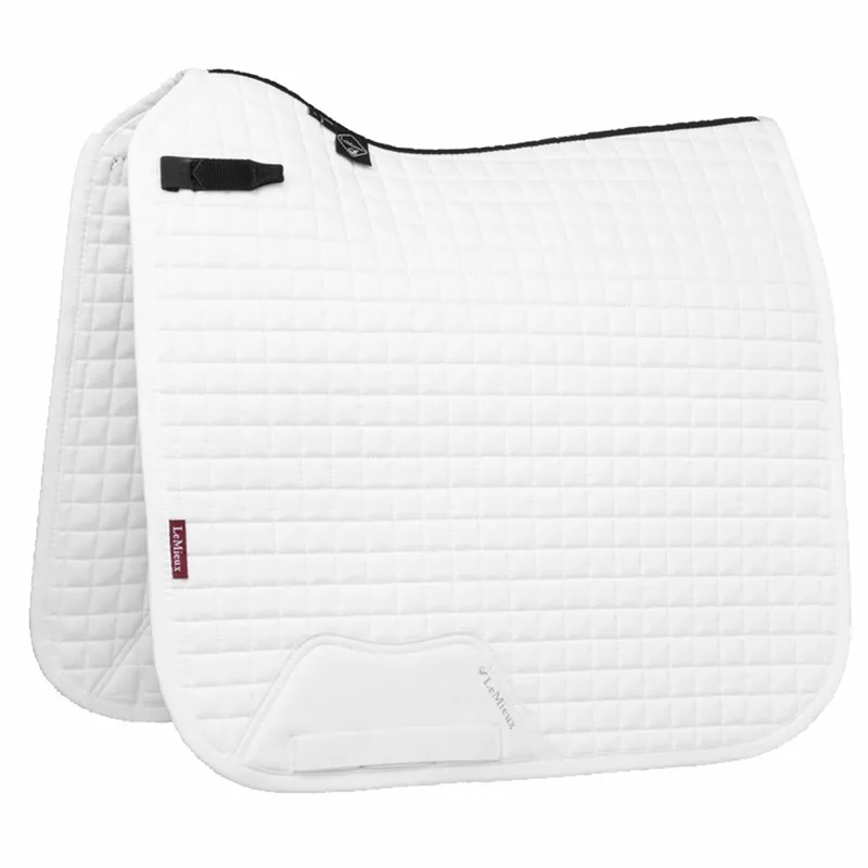 LeMieux Cotton Dressage Square - White